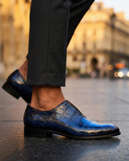 Harwick Croc Embossed Loafer