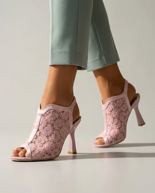 Bella Floral Heels