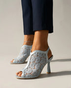Bella Floral Heels
