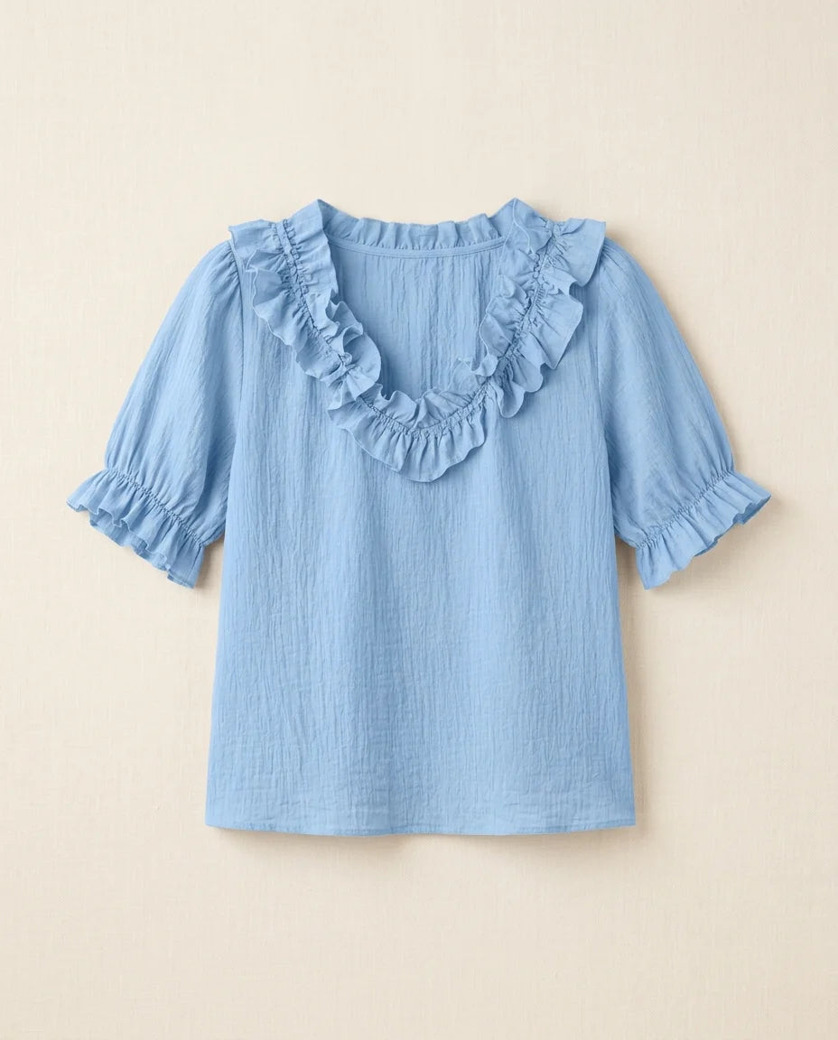 Rea Ruffle Blouse
