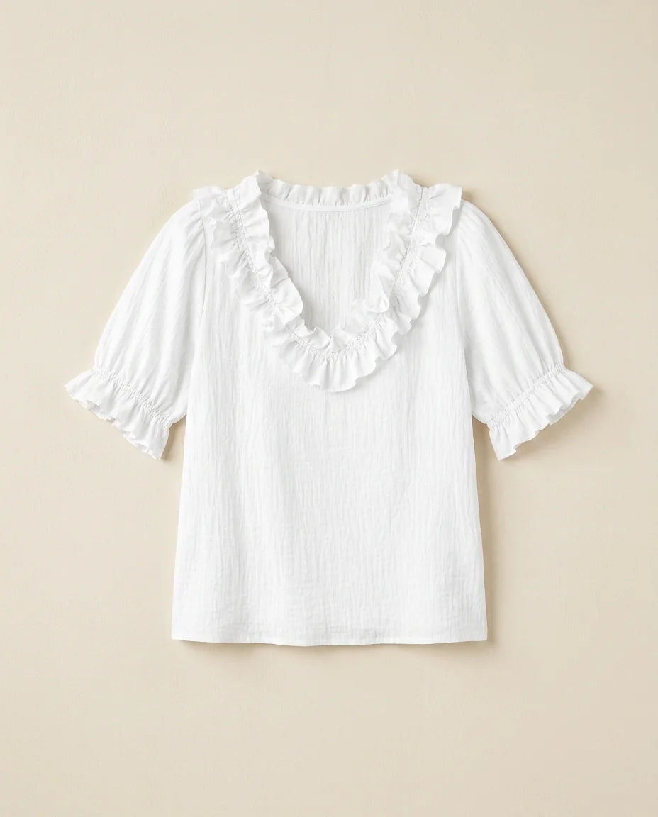 Rea Ruffle Blouse