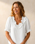 Rea Ruffle Blouse