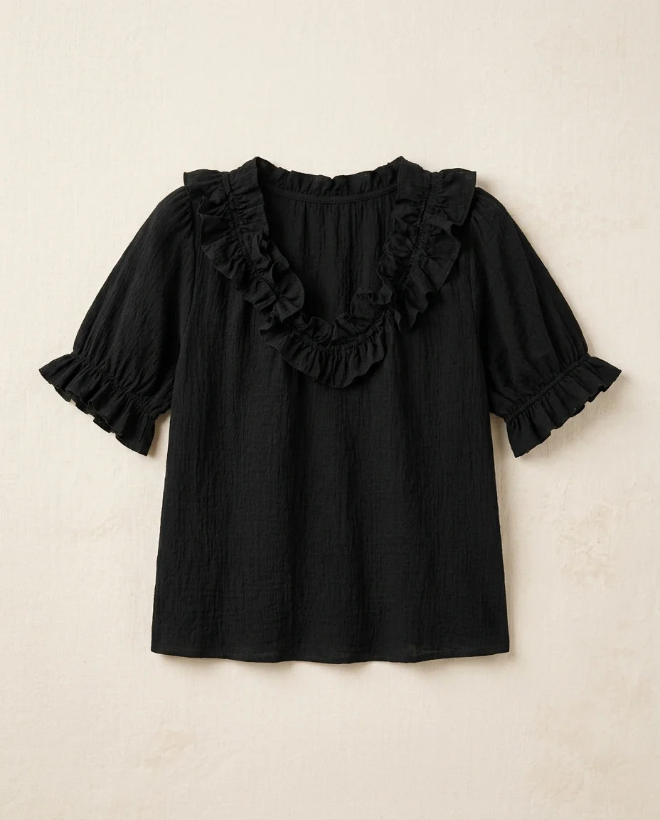 Rea Ruffle Blouse
