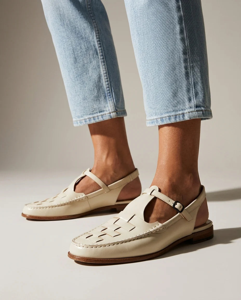Pimara Leather Sandal
